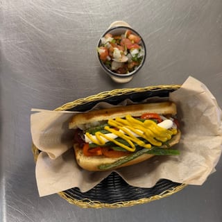 Bacon Wrapped Street Dog
